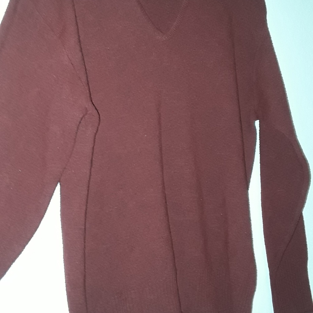 Vintage Rust Red Boy's Wool Sweater